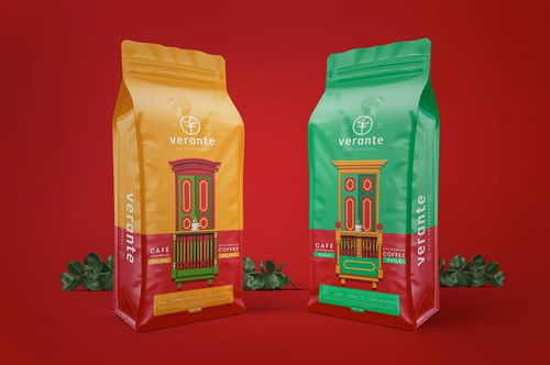 手工咖啡品牌及包裝設計,新穎并帶有異國風情